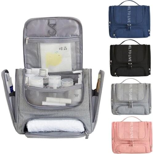 Men Women Hanging Cosmetic Bags Portable Travel Organizer Makeup Bag for Women Necessaries Make Up Case Beauty Toiletry Wash Bag