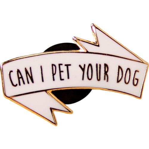 Can I Pet Your Dog Pin