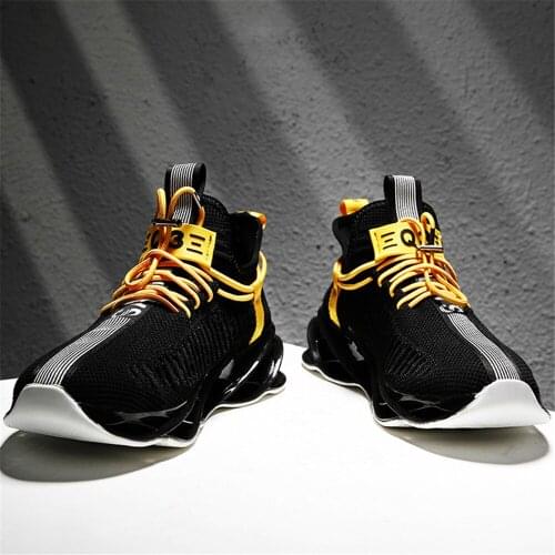 New blade mens shoes running sports shoes shock absorption foreign trade mens sports casual shoes personality wild tide shoes