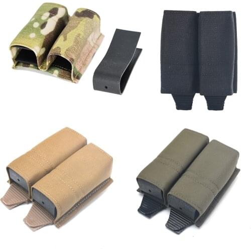 NEW Double Magazine Pouch 9mm System Magazine Ammo K Plate Clip Bags Holder Pocket For Tactical Vest
