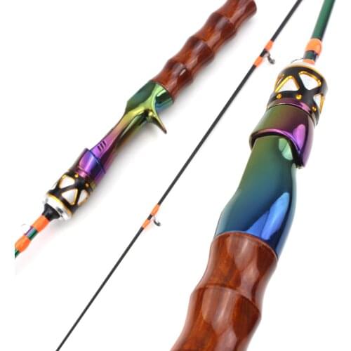 NEW Colorful carbon ul spinning rod 1.68m 3-7g ultralight Casting rod ultra light lure fishing rod solid tips pole vara de pesca