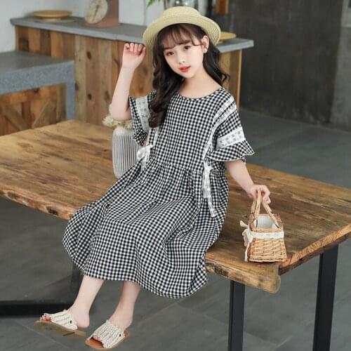 Girls Dress Summer New Childrens Wear Mommy and Me Dress Flower Girl Dresses Korean Baby Clothes