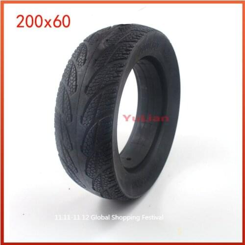8 inch pneumatic tire 200x60 electric scooter solid tire explosion-proof tire hollow stab-proof tire 200*60 High performance