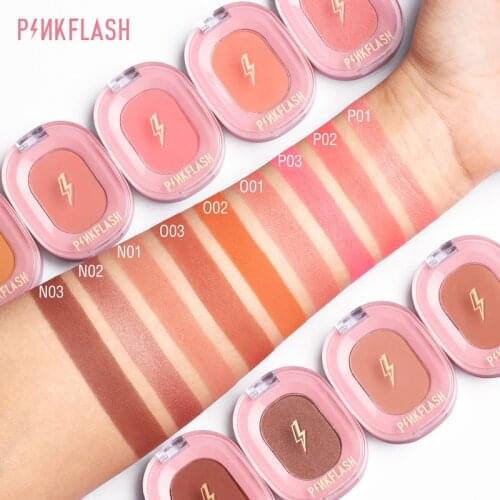 Face Blusher Peach Cream Makeup Blush Palette Cheek Contour Blush Cosmetics Blusher Cream Korean Makeup Rouge Tint Blush QBMY