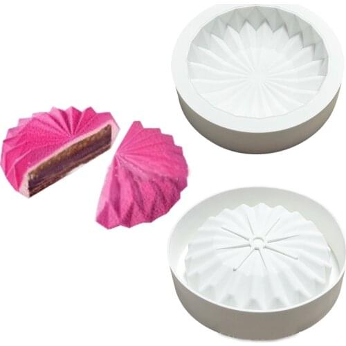 3D Origami Silicone Cake Mold For DIY Baking Mousse Chocolate Sponge Moulds Pans Cake Decorating Baking Tools