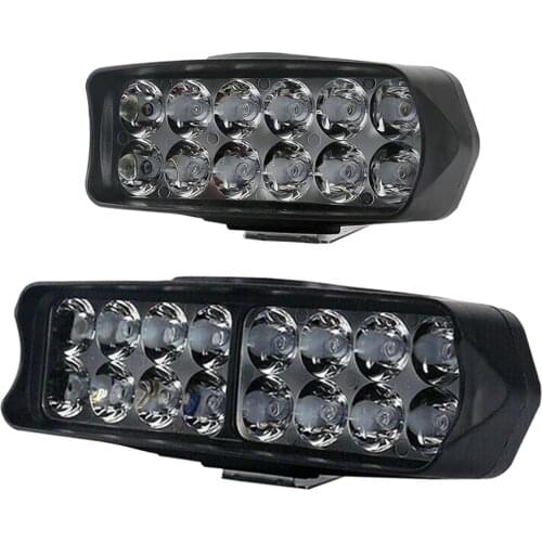 Super Bright Motorcycle Front Spot Light Headlight Headlamp Driving Light, High Concentration, ABS Housing