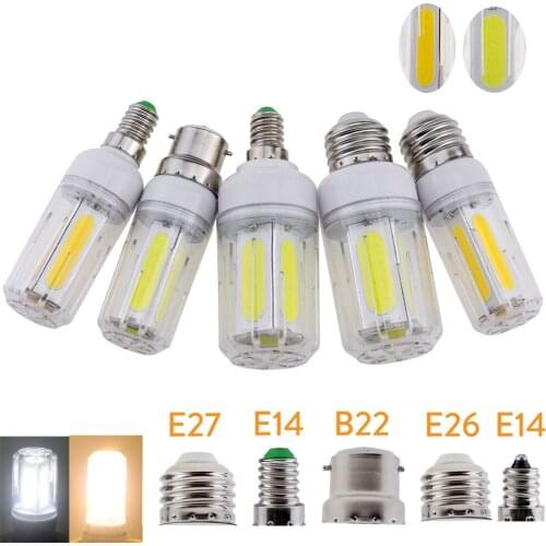 10pcs LED Corn Lamp E27 E14 E12 B22 E26 LED Light COB Corn Bulb Chandelier For Home Lighting LED Bulbs Replace Halogen 85-265V
