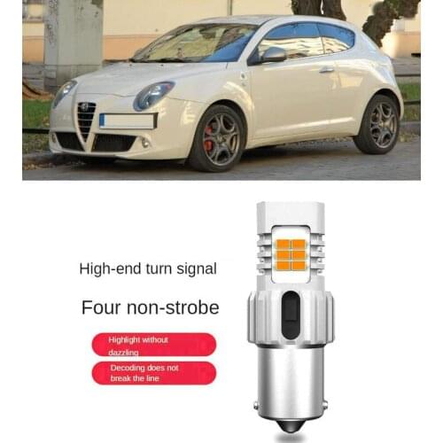 Turn signal Light For ALFA ROMEO MITO 955 - Hatchback 100% Canbus Error Free 1556LM P21W direction indicator 2pc