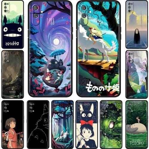 Japan Anime Tototro For Realme 8 C21 6 7 Pro C3 XT GT 5 7i X50 C15 C11 C12 Phone Case C21Y 8Pro Soft Silicone Cover Fundas Capa