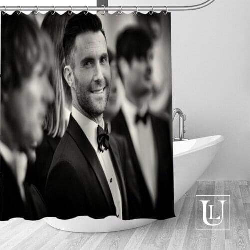 Adam Levine Shower Curtain Eco-friendly Modern Fabric polyester Custom Shower curtain Home Decor H331DF78D