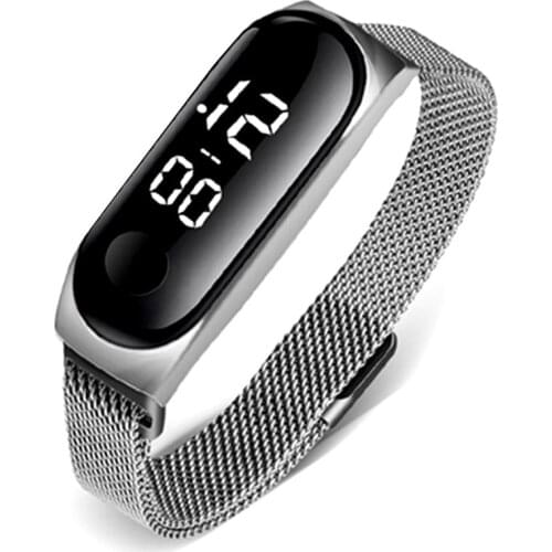 Womens Digital Wrist Watches 2021 Electronic Watch Waterproof Watches For Girls Alarm Clock Bracelet femme zegarek Led Watch