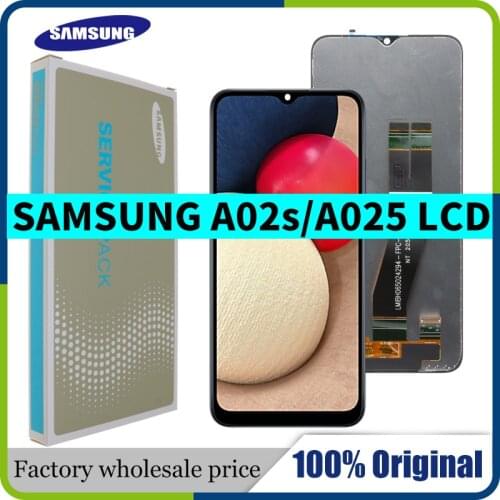 6.5" New Original For Samsung Galaxy A02s LCD A025M A025F/DS A025G/DS LCD Display Touch Screen Digitizer Assembly replacement