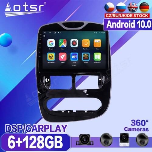 128G For Renault Clio 2013 2014 2015 Car DVD Multimedia Player Recorder Stereo Android Radio GPS Auto Audio Navigation Head Unit