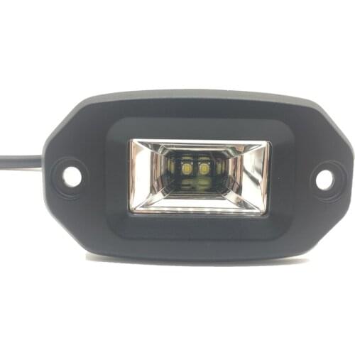 4.3'' 20W Flush Mount Led Pods Flood LED Work Light Bar Offroad Rear Backup Driving Fog Lamp for Truck Pickups Trailer 2pcs