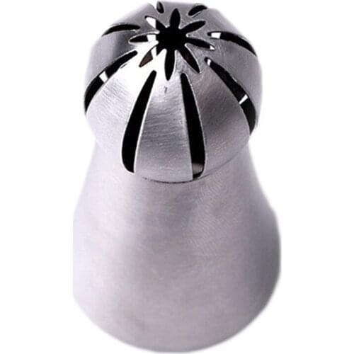 3 Style 1Pc Stainless Steel Russian Nozzle Tip Icing Cream Torch Piping Nozzle Tip Set Pastry Cake Decorating Tool