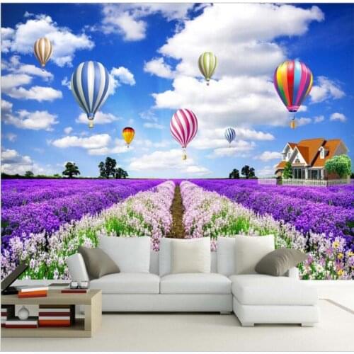 Customize DIY 3d wallpapers murals for Kids Room wallpaper for walls 3 d Home Decor Hot Air Balloon wallpapers papel de parede