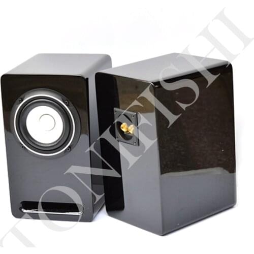 60 W 4 ohms 88dB audiophile 4-inch full-range speaker, labyrinth structure piano paint audiophile HIFI passive speaker
