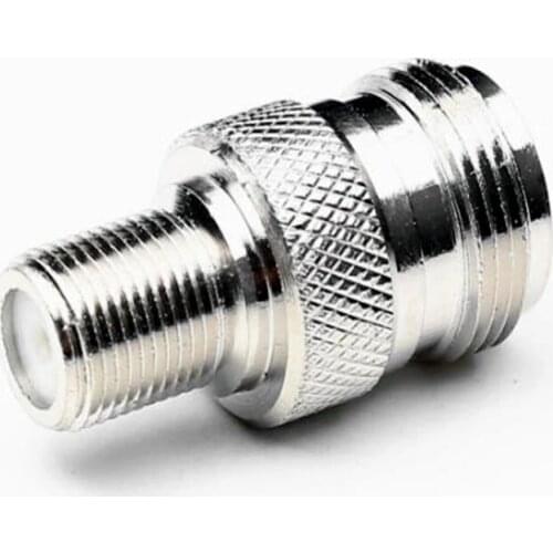 50pcs RF Connector antenna adapter F Female Jack to N Female Jack RF Coaxial Adapter Connector