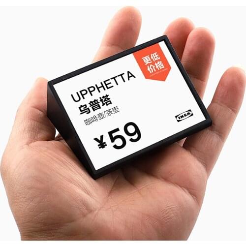 6pcs 70*50mm Stand or Lie Cardboard Display Glass Photo Frame Rack Price Tag holder For Supermarket or Store Office Sign Holder