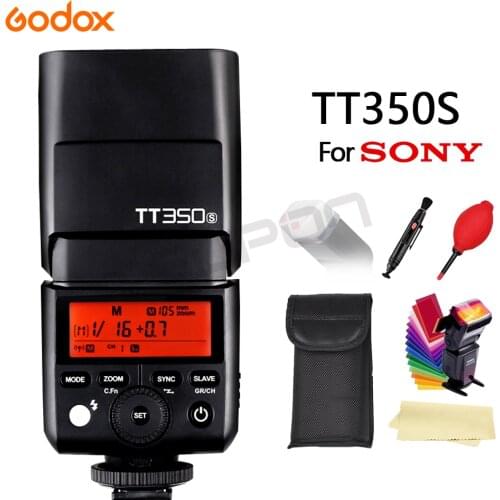 Godox TT350S 2.4G 1/8000s TTL GN36 Wireless Speedlite Flash light for Sony camera A7 A7R A7S A7 II A7R II A7S II A6500 A6000