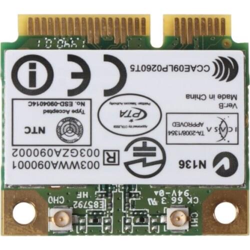For Atheros AR9287 AR5B97 Wireless Adapter 300Mbps Mini Half PCI-E Wifi Card