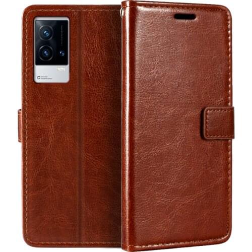Case For Vivo iQOO Neo 8 Wallet Premium PU Leather Magnetic Flip Case Cover With Card Holder And Kickstand For Vivo iQOO Neo 8