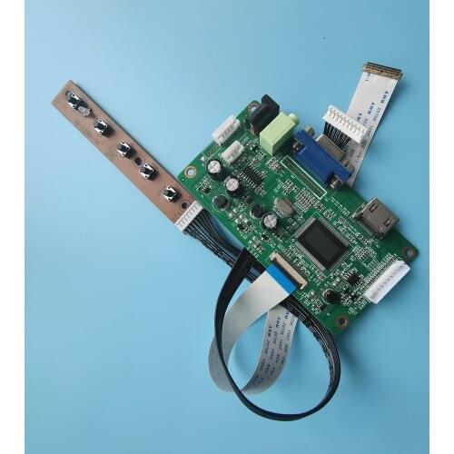For NT140WHM-N42 LCD DIY KIT VGA 14" 30Pin Controller board EDP SCREEN display 1366×768 LED EDP monitor DRIVER