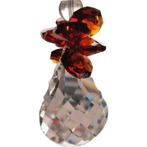 Feng shui 50mm crystal Pendents&14mm octagon beads healing crystals suncatcher wedding decoration,crystal chandelier parts N67