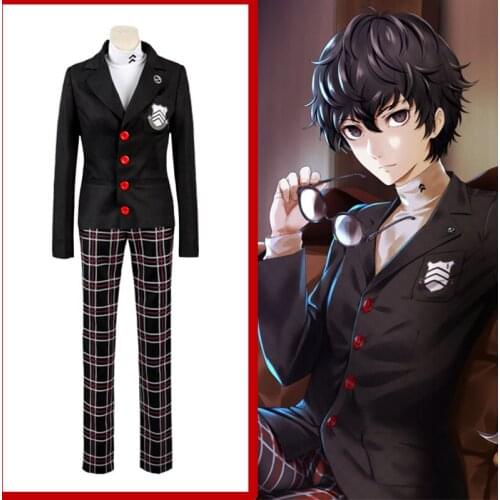 Game Persona 5 The Animation Cosplay Costumes Ren Amamiya Cosplay Costume Halloween Men Akira Kurusu Joker Cosplay Costume