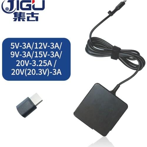 JIGU 5V3A 9V3A 12V3A 15V3A 20V3.25A 20VMultiple output Adapter for Smart phones, tablets, laptops, handheld games type-c devices