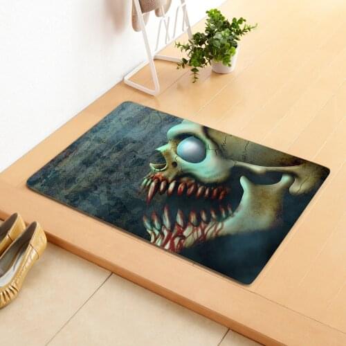 Bath Mat Halloween Decoration Horror House Party Supplies Halloween Decorations For Home Kitchen Mat Doormat Entrance Door