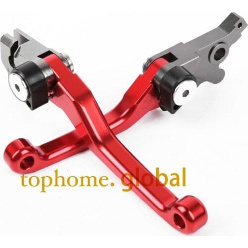 Hot one pair CNC Pivot Dirttbike Brake Clutch Levers For Honda CRM250R CRM250AR 1994 1995 1996 1997 1998