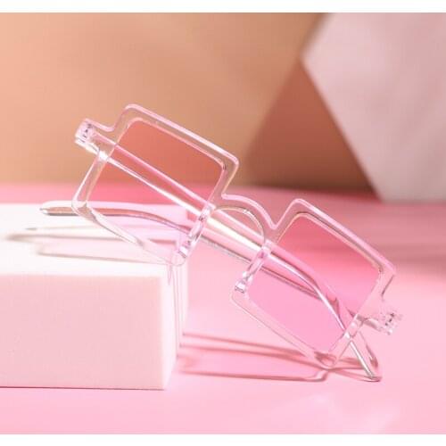 Hot Fashion Kids Square Sunglasses UV400 Protection Transparent Beach Summer Fashion Sunglasses for Toddler Boys Girls