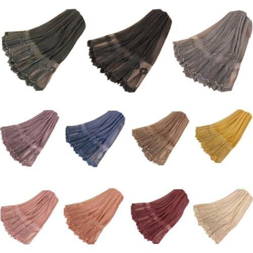 Fashion Women Flower Muslim Hijab Shawl Long Scarf Scarves Stole Wrap Islamic Headscarf Turban Arab Bandanas Amira New 200*85CM