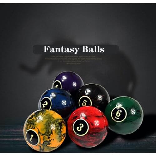High Quality Pool Billiard Balls Set 57mm Size 16 Colors Black 8 Billiards Accessories China 2019