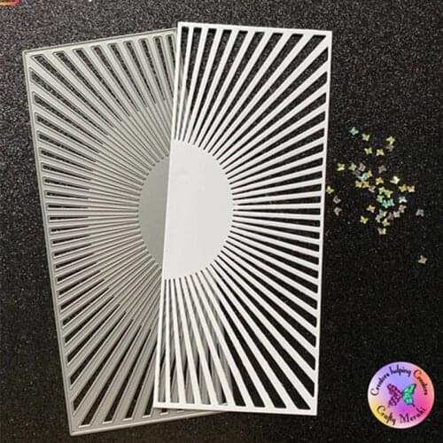 2021 New Arrival Shine Frame Metal Cutting Dies Craft for Scrapbooking Handmade Knife Mould Blade Punch Stencils Dies Cut Model