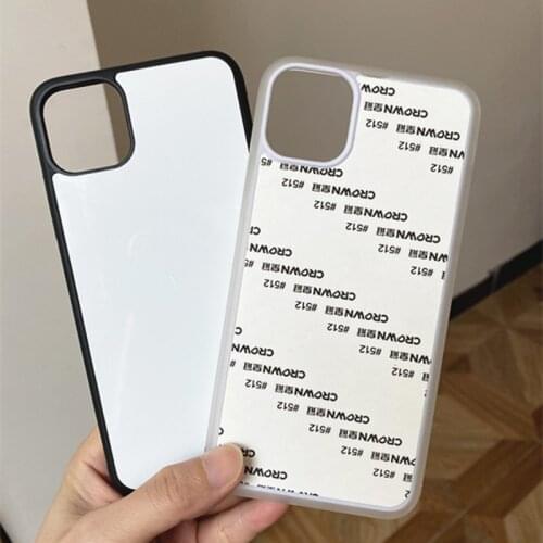 Sublimation Phone Case TPU For iPhone11 6.1 XsMax 12Pro 6.7 Blanks Rubber 2D Cover DIY Heating Print