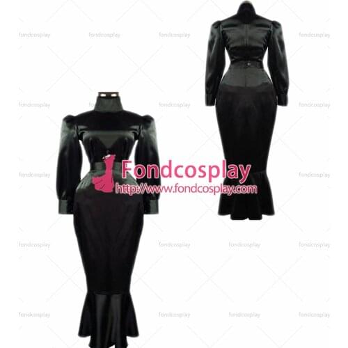 Sissy Maid Dress Fetish Satin Uniform Cosplay Costume Tailor-made[G060]