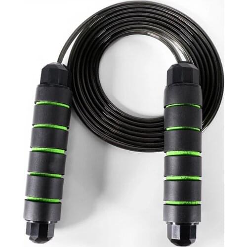 Jump Rope Skipping Adjustable Rapid Speed Jumping Rope Cable with Ball Bearings Steel Skipping Rope Gym MMA Boxing Equipment