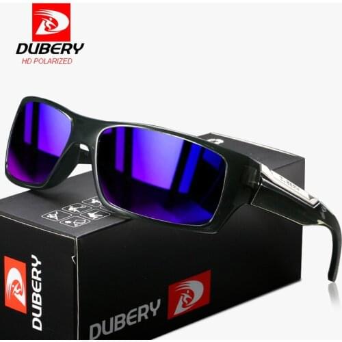 DUBERY High Quality Sport Style Polarized Sunglasses Men Brand 2021 New Fashion Sun Glasses Driving Travel UV400 Goggles CE