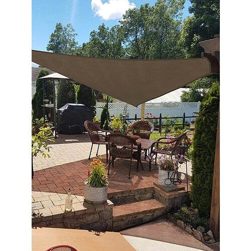 Triangular Waterproof Outdoor Awnings Waterproof Sun Shelter Sunshade Protection Outdoor Canopy Garden Patio Pool Shade Sail