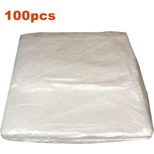 50/100pcs Car Disposable Plastic Seat Covers Universal Transparent Seat Protective Covers Anti-dust Disposable Clear Seat Cover