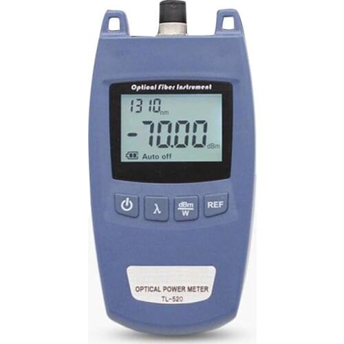 High Precision Mini TL-520 Universal Interface Optical Power Meter Fiber Optic Attenuation Tester -70 to 10DBm