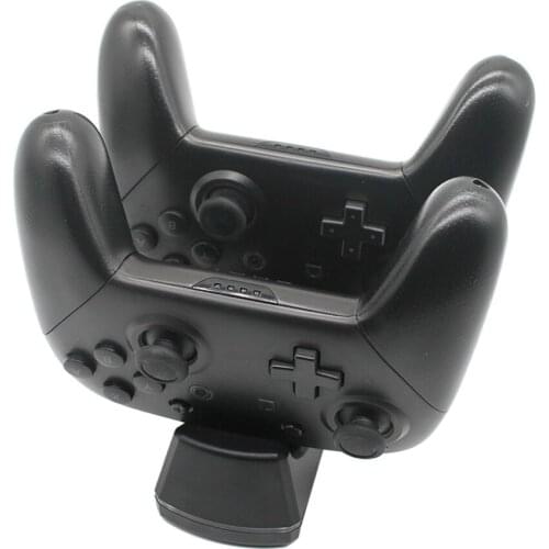 LED Light Indicator Charger for Switch Pro Controllers Dual Charging Stand with 2 Type-C USB Ports and Charger Cable