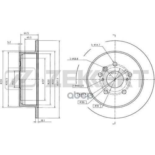 Zekkert Brake System Parts