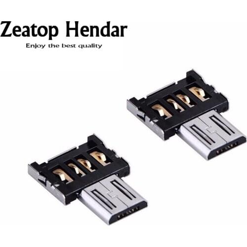 2Pcs USB OTG Adapter For USB Flash Pen Drive Mobile Phone Micro USB to USB OTG Adapters Turn Android Phone Connection Interface
