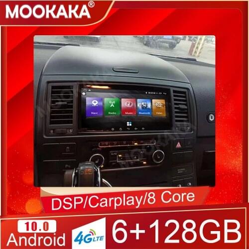 6+128G Android 10 For Volkswagen Touareg Car Multimedia Player GPS Navi Audio Stereo Screen DVD Head Unit Tape Recorder