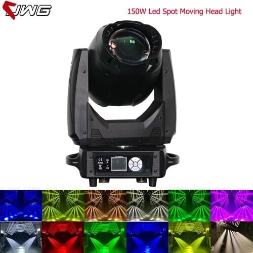 Free Shipping 150W Led Moving Head Light Spot With 17 Static Gobos+Open Dj Light Dmx Control Stage Light For Nightclub Bar