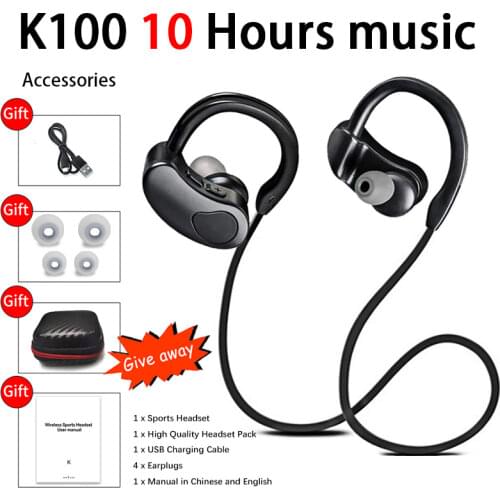 XEDAIN Waterproof Wireless Headphone Stereo Bluetooth headphones In Ear Bluetooth Earphone MP3 Player with Micphone for iPhoneX