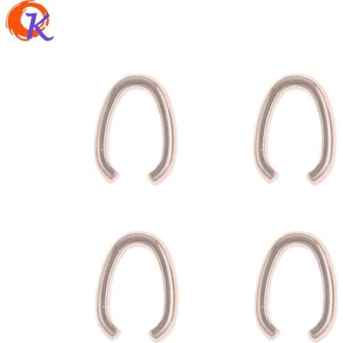 Cordial Design 200Pcs 8*10MM Jewelry Accessories/DIY Earrings Making/Rhodium/Hooks Shape/Hand Made/Jewelry Findings Component